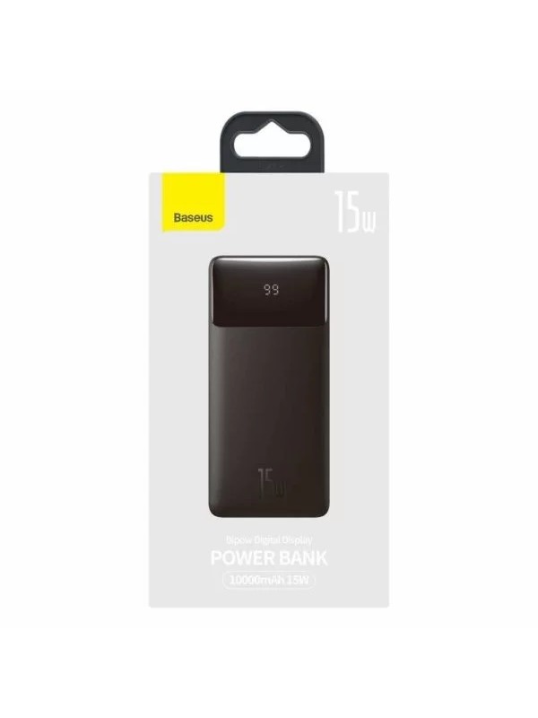Baseus Bipow Digital Display Power bank 10000mAh 15W Black | PPDML-I01 ...